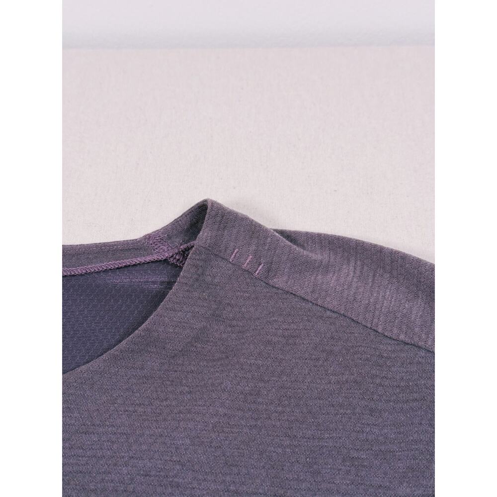 Lululemon Mens Conflux Short Sleeve Athletic Shirt Size S Purple Gym Workout - Picture 6 of 10